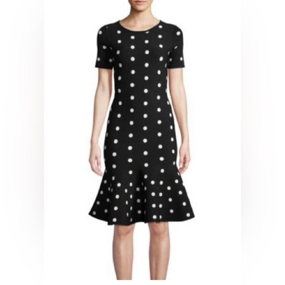 Milly Polka Dot Mermaid Dress - Small